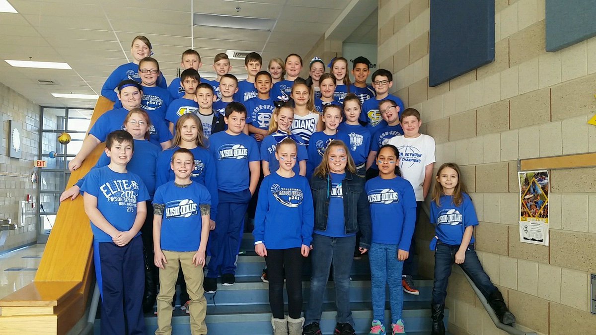 paysonseymour's tweet photo. Homecoming 2017: Mrs. Barry's 5th grade class show their #PaysonPride. @payson_grade5 https://t.co/um5yUBTcNx