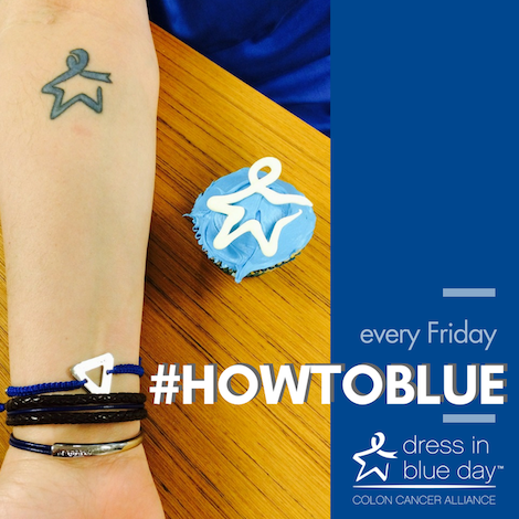 CCAlliance's tweet photo. #DressinBlueDay is next month! Get a head start on raising awareness by creating a fundraising page at https://t.co/MkLmm99LbQ #HowToBlue https://t.co/J9jh3BkFhz
