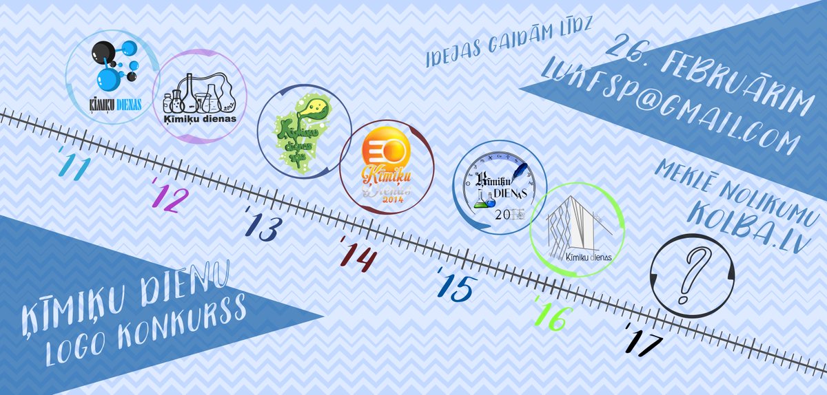 Meklējam savu vienīgo un īsto 50.Ķīmiķu dienu logo :) kolba.lv/kimiku-dienu-2…