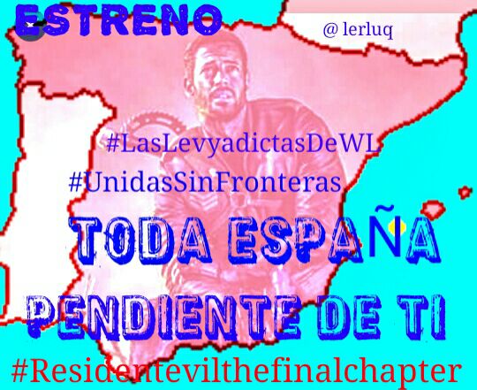 piltorre's tweet photo. HOY POR FIN SE ESTRENA EN ESPAรA .
@willylevy29
๐๐
#ResidentvilTheFinalChapter
#LasLevyadictasDeWL
#UnidasSinFronteras https://t.co/sd9bDa9KoX