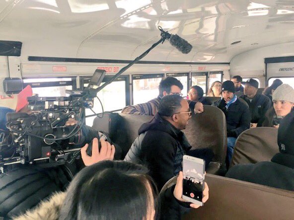 rebranddetroit's tweet photo. Conversations are rolling on the @DetroitBus. #hackdetroit #rebranddetroit https://t.co/NueKVKRtni