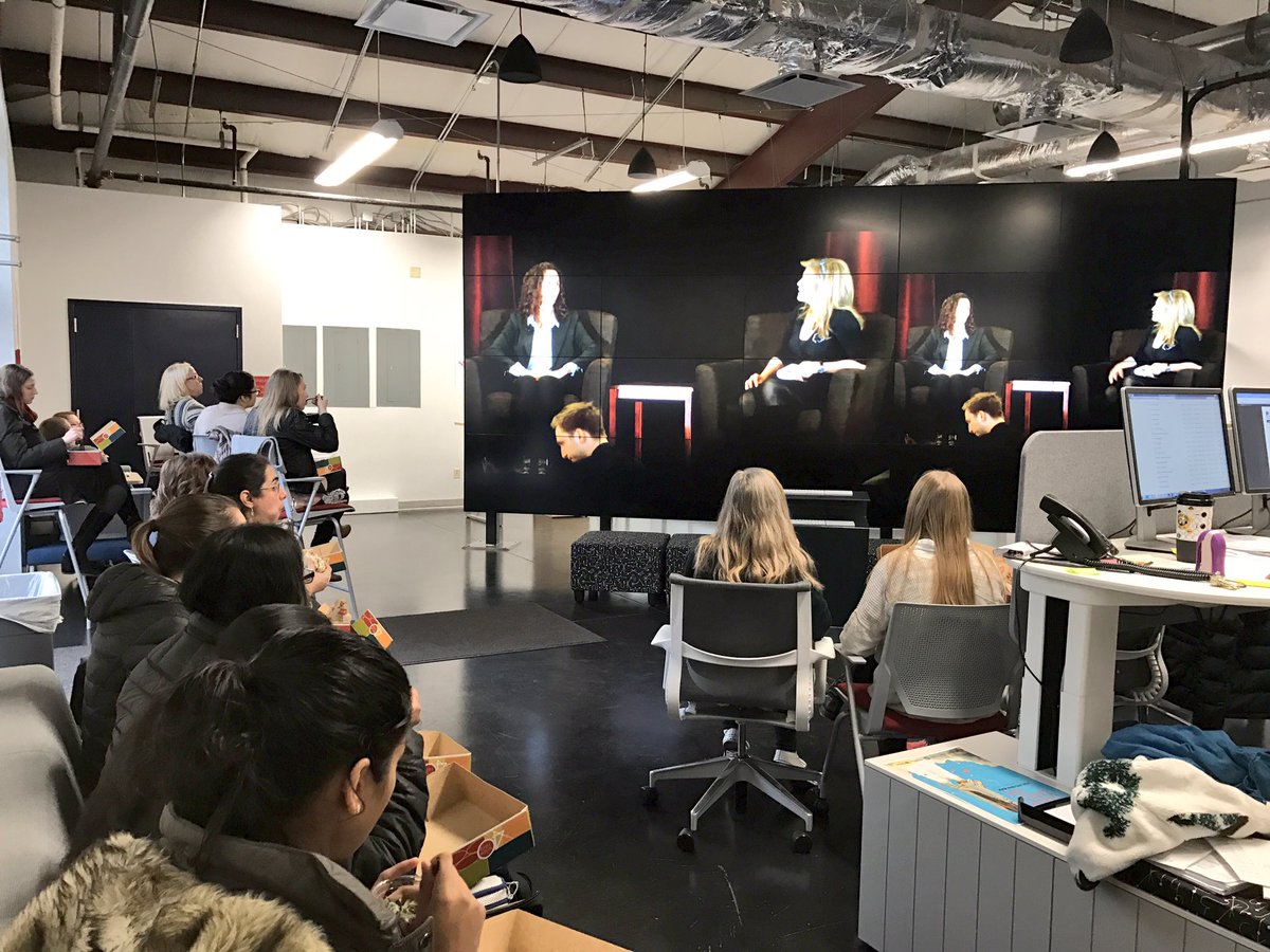 uvadatascience's tweet image. Great turnout for the livestream from the @WiDS_Conference! #widsconference