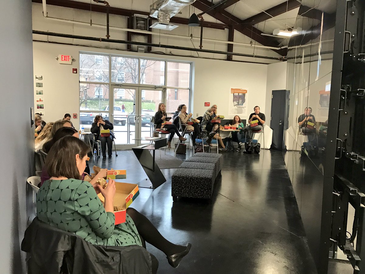 uvadatascience's tweet image. Great turnout for the livestream from the @WiDS_Conference! #widsconference