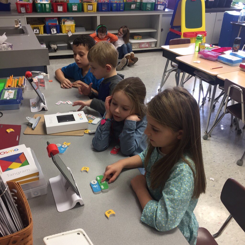 AlliRuth2388's tweet photo. First grade students @SASD_SalfordHil using problem solving skills to code and solve number challenges using the @PlayOsmo @OsmoNumbers! https://t.co/SHDKLTa8AC