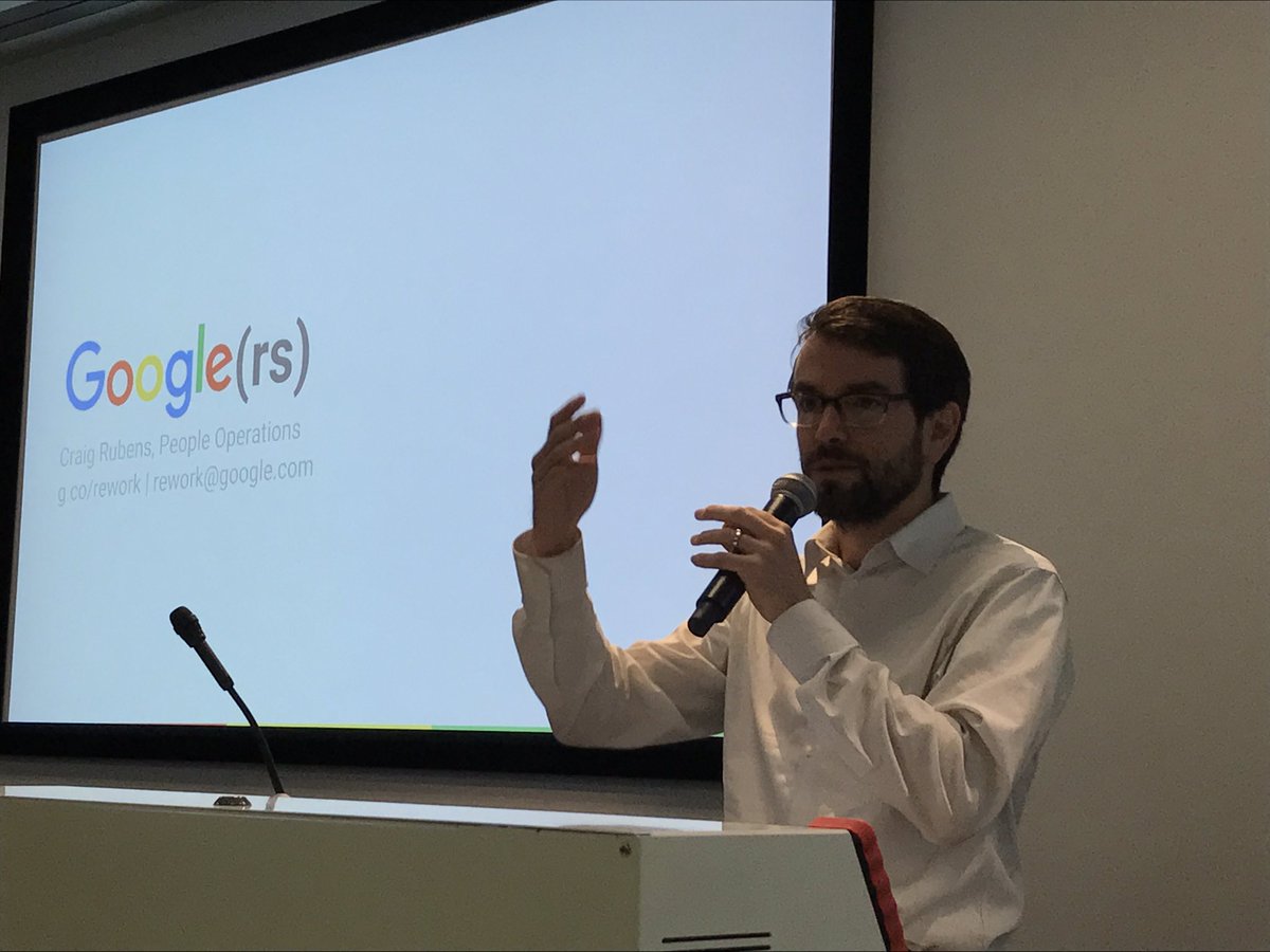 now at #LPA17 , one of the googliest googlers in google: Craig Rubens, Peope Operation