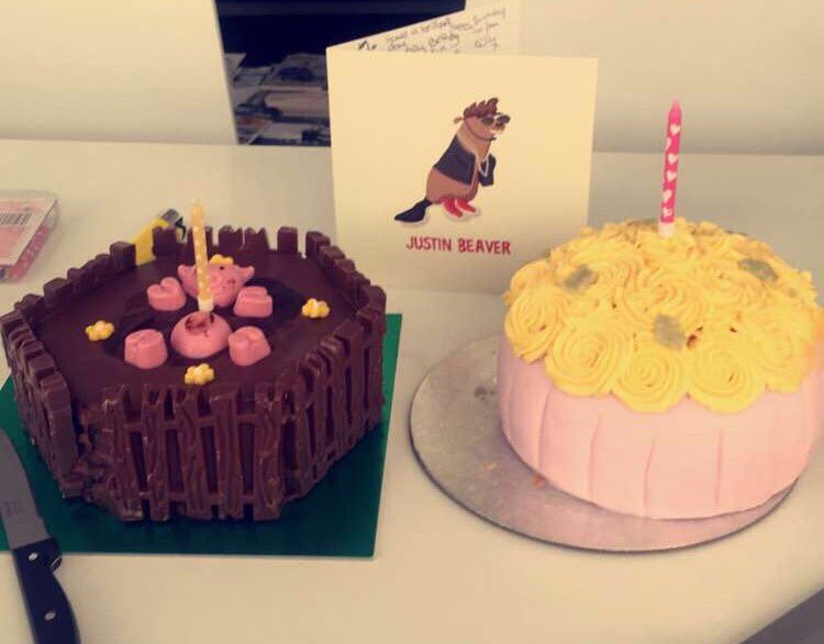 HannahFairlie's tweet photo. If my goal for today was to get fat then I think I will have succeeded 🤰🏽#happybirthdaytome #nottillmonday #whocares 🐷 https://t.co/gQvPT1W0Jf