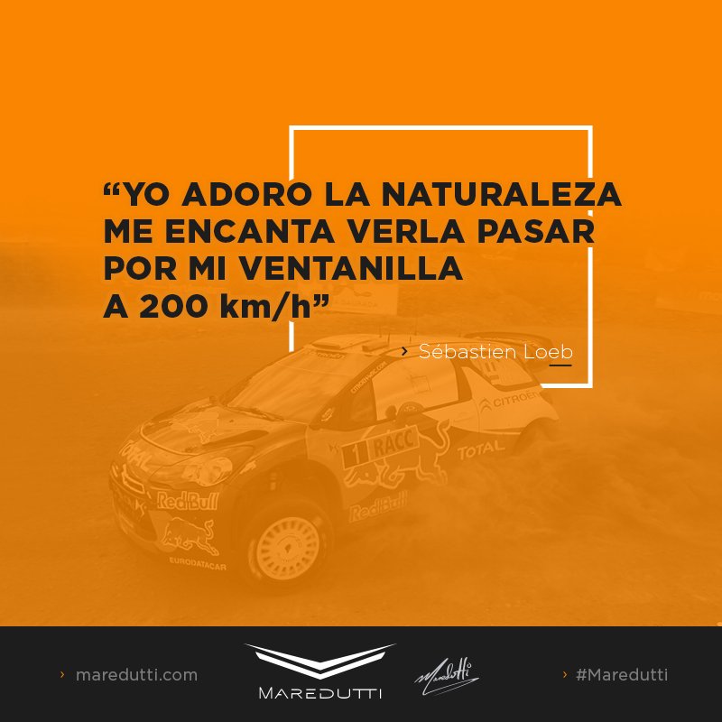 MAREDUTTI's tweet photo. @SebastienLoeb quien fuera 6 veces campeón en el Rally de México #Maredutti https://t.co/DSa57mkBwV