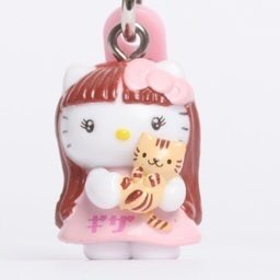 しょこたん×キティコラボ　根付け ストラップ　マミタス　中川翔子　2個セット しょこたん×キティコラボ 根付け ストラップ マミタス 中川翔子