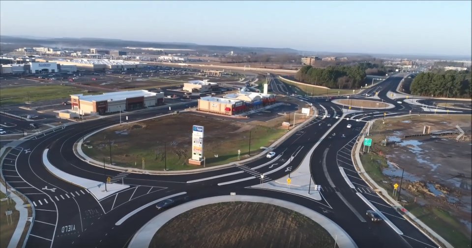 Get a bird's eye view of the roadwork at #CentralLanding and #LewisCrossing. bit.ly/conwayroads_Ja…