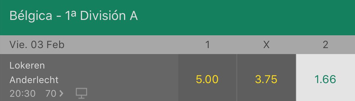 Win2_Fun's tweet image. STAKE 1,5 ❗️Nos vamos a Bélgica 🇧🇪 a por el verde 🍀💪🏾 20:30 🕖