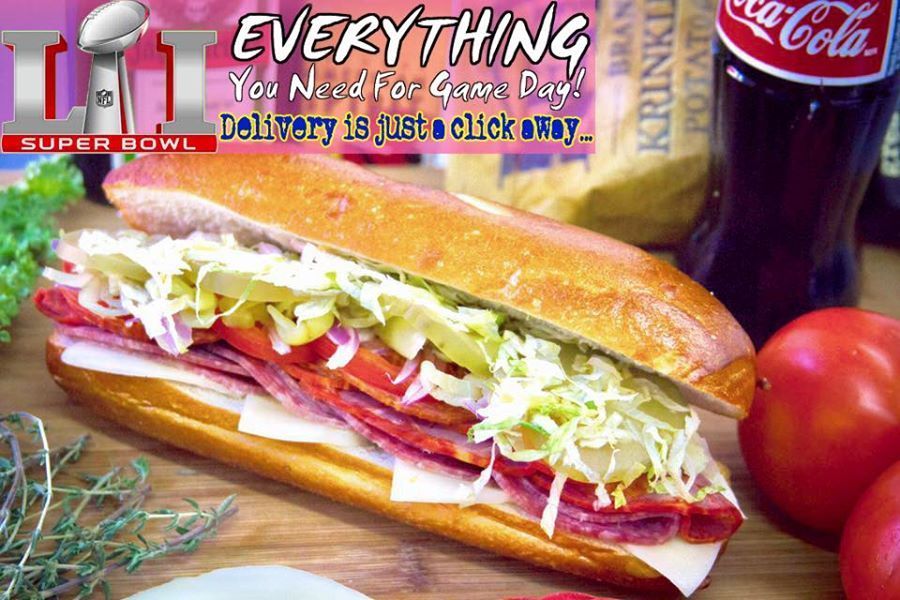 Get your #GameDay grub delivered! Order deli subs, #booze #beer #wine #snacks #smokes — bit.ly/PinkDotDelivers #SuperBowlLI #SuperBowl2017