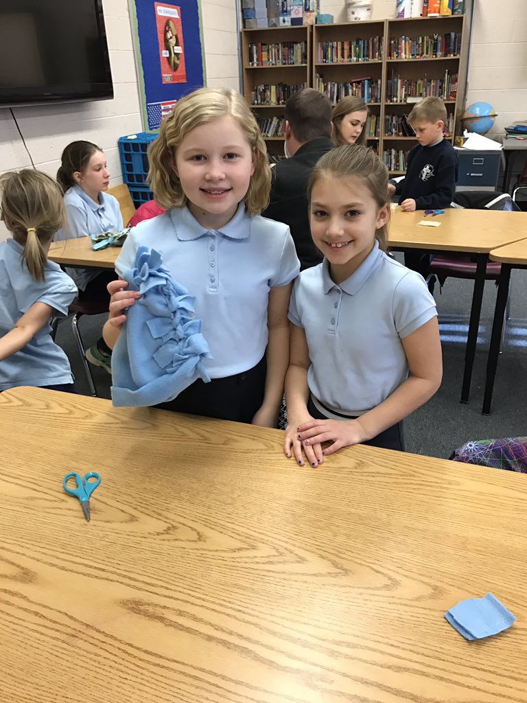 mr_thall's tweet photo. DPA students making hats for those in need. #CSW17 https://t.co/zYSrTTzmAd