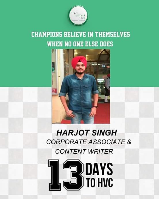 Team1p618's tweet photo. To be vivid with words, you need to be observant with emotions. Introducing our Content writer and Corporate  Associate- Harjot Singh https://t.co/LdWDqC6Rdj