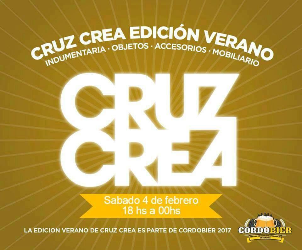 cordobier's tweet photo. Mañana se suma a #CordoBier la Cruz Crea Feria con sus stands de indumentaria, accesorios, objetos, carteras, pañuelos, deco y mucho más. https://t.co/g42M8gGVLp