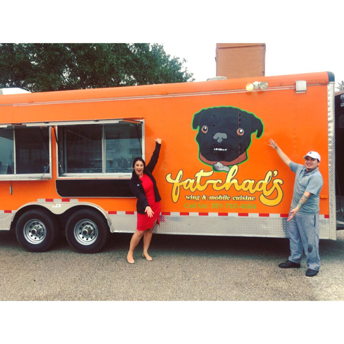 marisolbligh's tweet photo. #FoodTruckFridays: At 21 yrs old, Ace Peralez opened up #FatChads. The truck is named after his best friend, a pug. #love #food #passion https://t.co/0npPRr4sTs