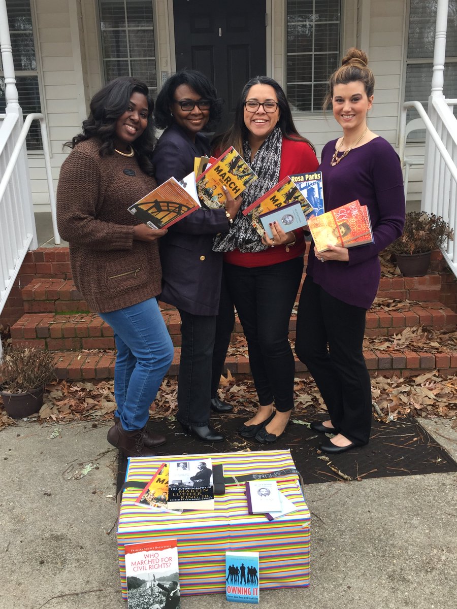 WellspringATL's tweet photo. The @Ctr4CHR blessed us with a huge box full of inspiring &amp; educational books for the girls' school library! We are so excited, thank you! https://t.co/YGqrBwedRE