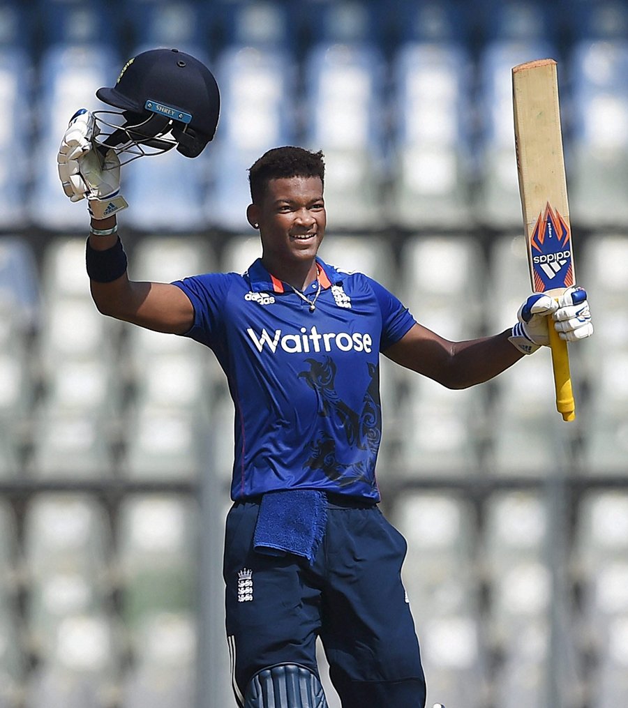 funzonefamily's tweet photo. Delray Rawlins has been in impressive form for England U-19s vs India, with scores of 107(no), 46, &amp; 96!! He’s also taken 4 wickets! 🔥🏏 https://t.co/CZgIgOL33T