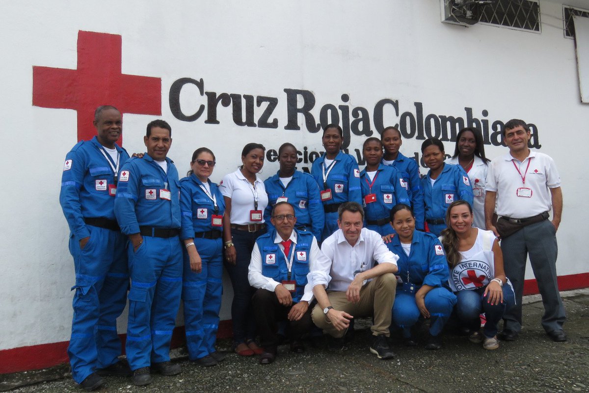 "Thnx to all staff &amp; volunteers at Colombia Red Cross, our essential partners doing a tremendous job" @PMaurerICRC
#buenaventuraredcross