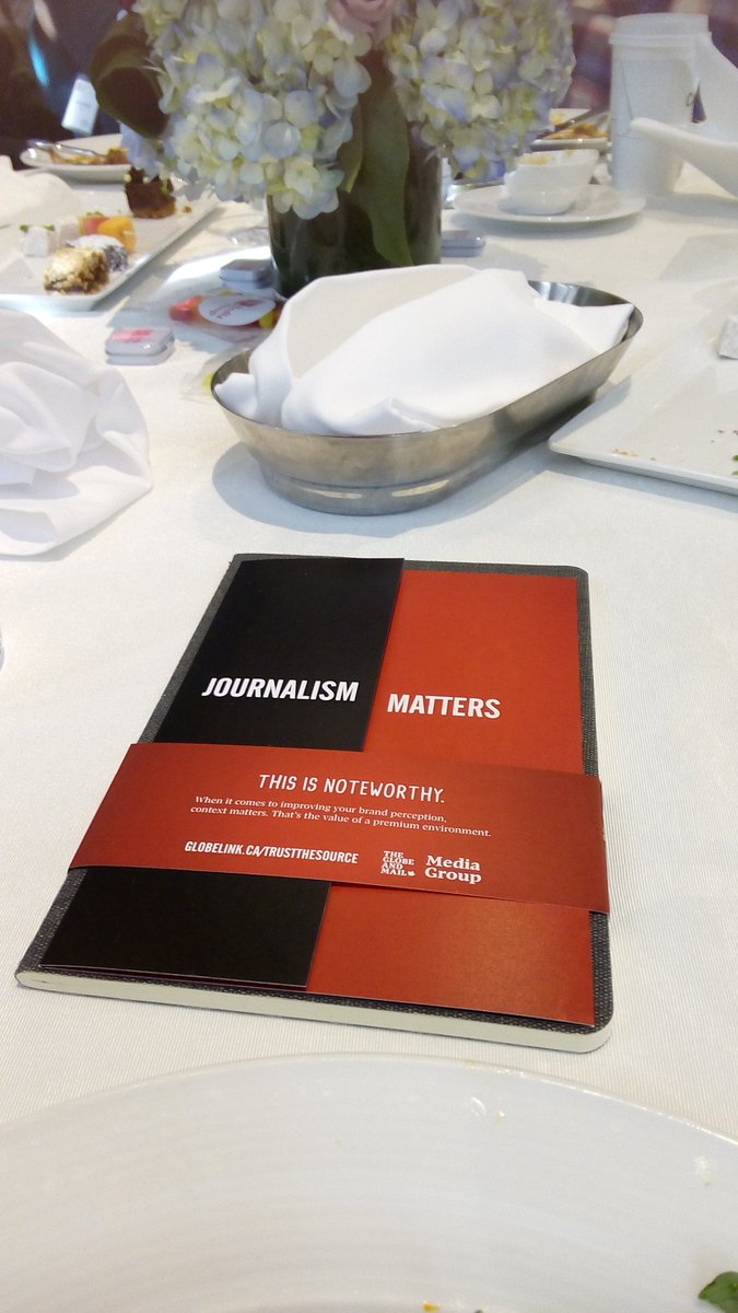 DAACanada's tweet photo. Thank you for the beautiful lunch at #FFWD, @globemediagroup! Excellent talk. #FFWD2017 https://t.co/s45uCMUAcZ