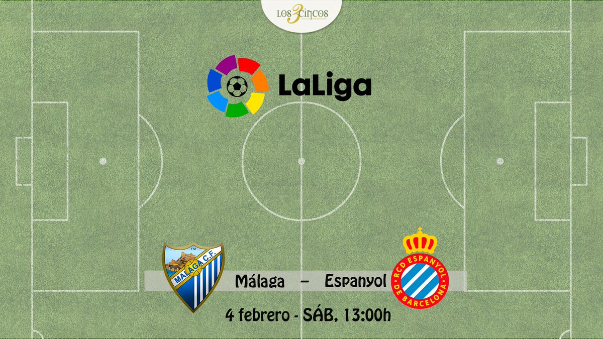 Mañana emitiremos #LaLiga  Si eres seguidor del #MálagaCF y de Los Tres Cincos, ya tienes la combinación perfecta.