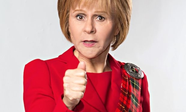 damian_thirsty's tweet photo. watch tracey ullman take the piss out of hideous psychotic extremist @NicolaSturgeon at 9:30 on BBC1 https://t.co/QPcOl1SFEX