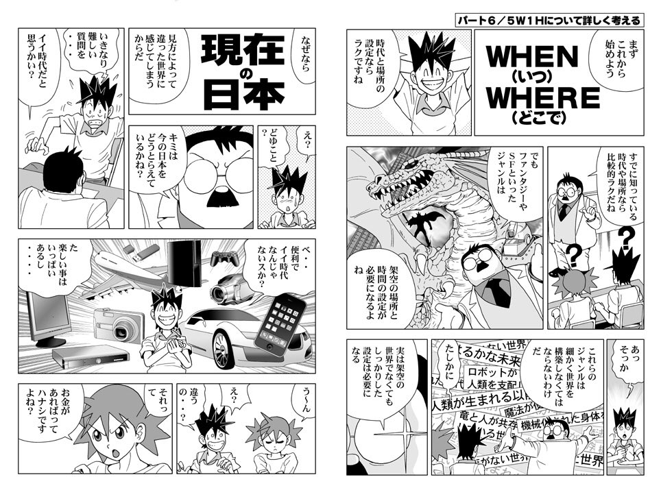 かとうひろし 初心者がストーリーマンガを描く時 分かっているようで案外理解できていないのが 5w1h の構築 マンガの マンガ ストーリー構成編 より かとうひろし 初心者がストーリーマンガを描く時 分かっているようで案外理解できていないのが 5w1h の構築 マンガの マンガ ストーリー構成編 より