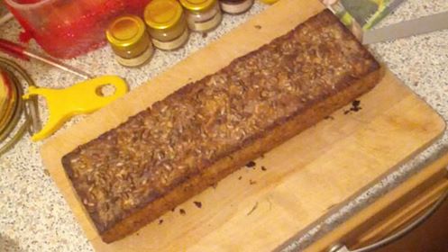 elafurst's tweet photo. My first loaf of bread I baked myself at home. Yummy! https://t.co/uJ3kQ9MIR9