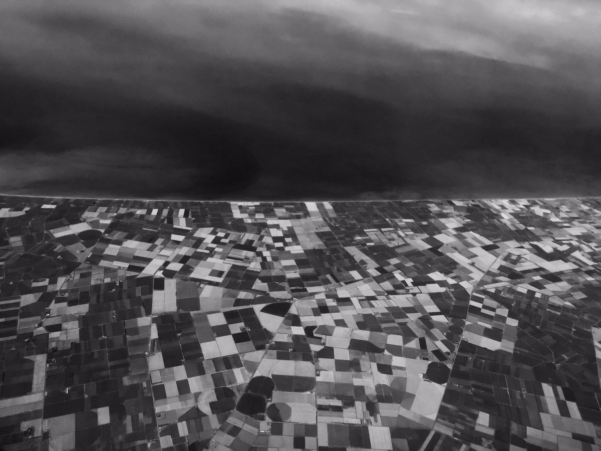 Half way home from #PinotNoirNZ flying over the Canterbury Plains.