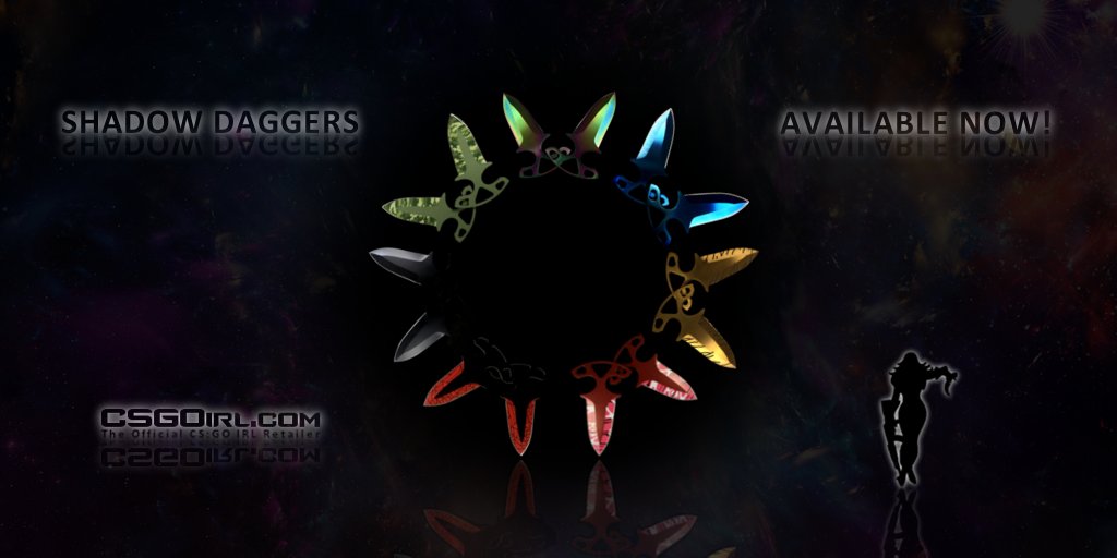 csgoirl's tweet photo. ☆  SHADOW  DAGGERS  ☆

😍

AVAILABLE NOW!

☆ Browse Here: https://t.co/5DDmgnXqEs
☆ Giveaway Here: https://t.co/rzyYWnhfpv https://t.co/i6RfC5VXEt