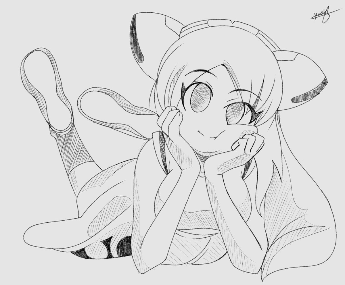 Amy Fanart  for @Geo_Exe ! She loves pantuflas con medias! 