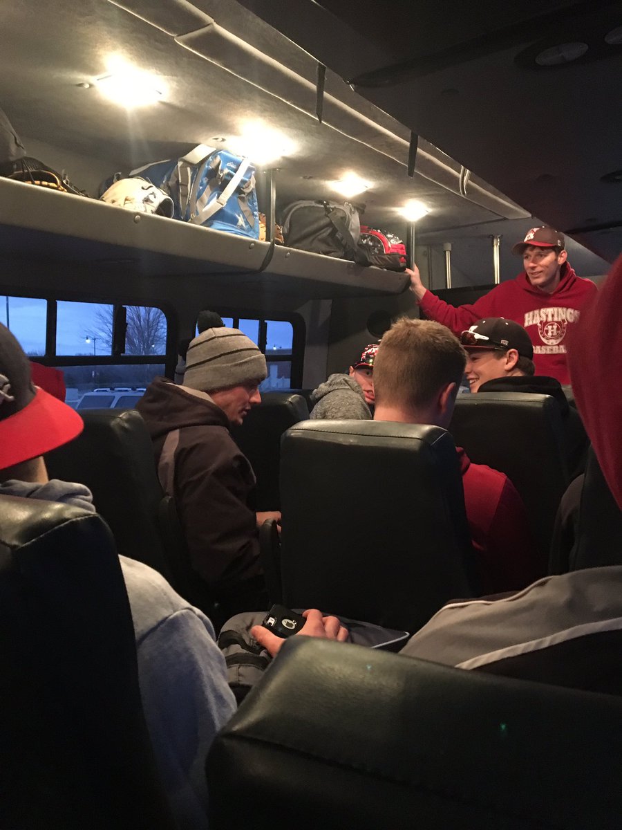 HCBroncoBSB's tweet photo. Bus is packed, time to head to Wichita! #opener #ownthespring ⚾️ https://t.co/11eyzaTPaP