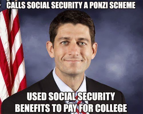 FriendEden100's tweet photo. #PaulRyanIn4Words Social Security Ponzi Scheme https://t.co/BIwxkWWa2x