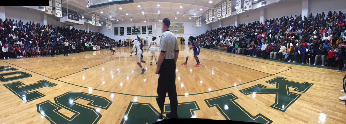 I wish my high school cared this much about their high school basketball. <a href="/GreeneCentralHS/">Greene Central</a> at <a href="/KinstonHS/">Kinston High School</a> battle for 1st place.