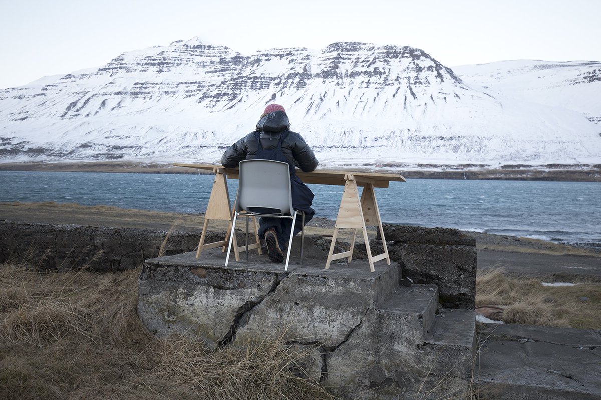 Stairwells_SF's tweet photo. A guest post from our friend Cara Levine on the joys of reading about Viking gods on fjord-facing stairs in Iceland: https://t.co/2UxkSUHzod https://t.co/9CjQqpI6xV