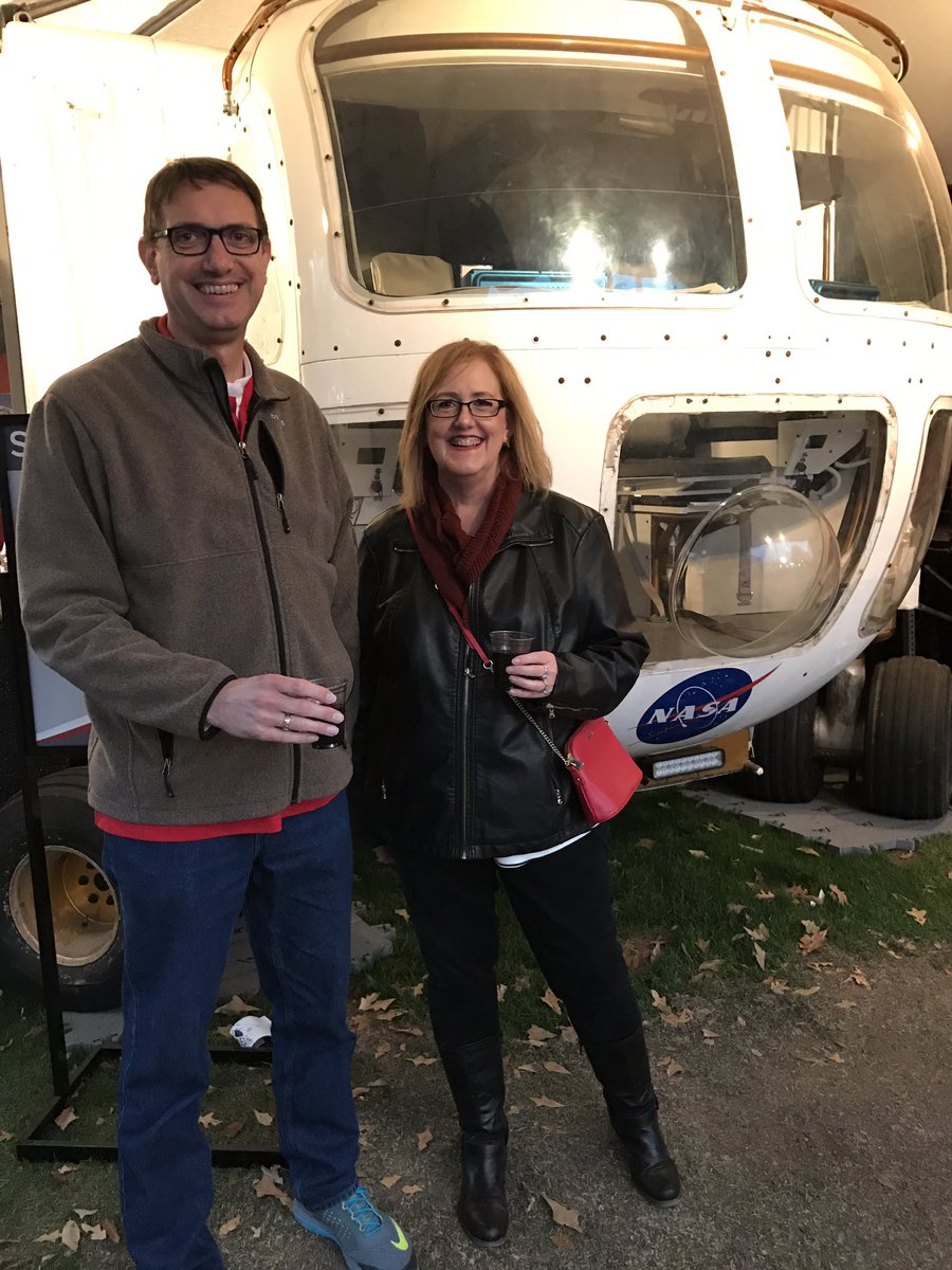 kitdog's tweet photo. Geeking out to all the @NASA stuff at #SBLive #SpotNASA #MarsRover https://t.co/cLg7PEJARh