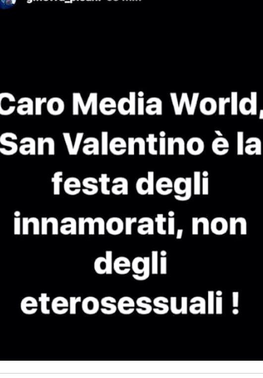 LuanaLu69's tweet photo. #mediaworld  san Valentino solo se sei eterosessuale!!! Io boicotto!!! #loveislove 💙💙💙 https://t.co/EngxzhalQ0