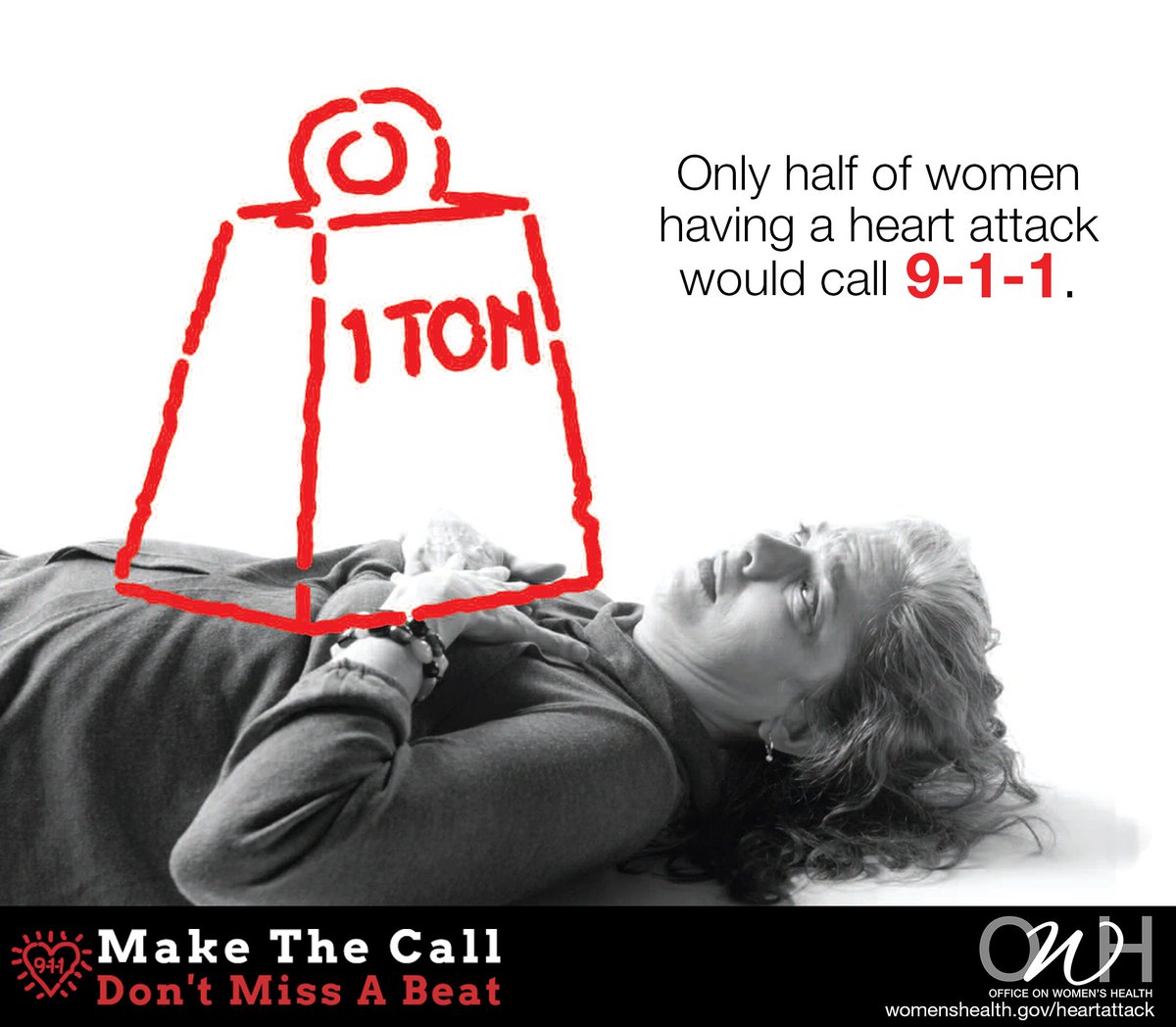 womenshealth's tweet image. Heart disease is the #1 killer of women. RT these signs of a #heart #attack in women! go.usa.gov/x9Qwh #WearRedDay #HeartMonth