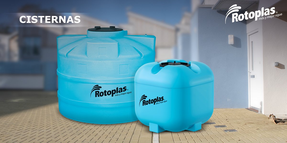 Asegura el suministro de agua durante la temporada de sequías: instala una Cisterna Rotoplas.