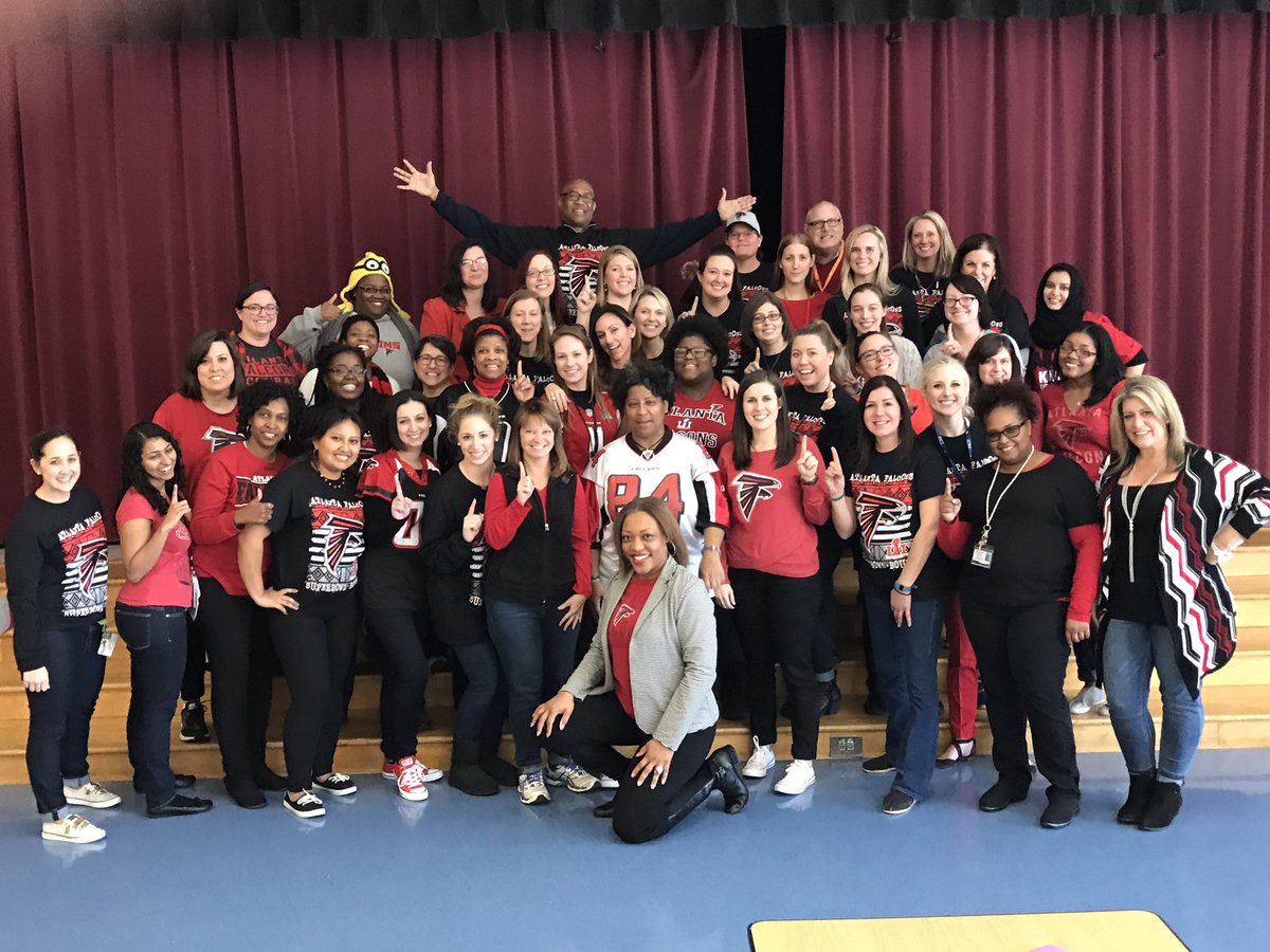 Rise Up! Go Falcons! (Really Gartrell?!) ❤️<a href="/DunwoodySprings/">DunwoodySpringsElem</a>