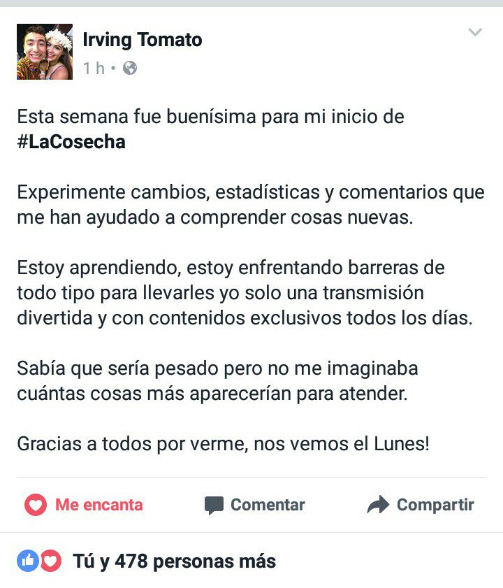MaciasYeslin's tweet photo. Gracias a ti por hacer esto posible @irvingtomato https://t.co/7Wj6FaIHEK