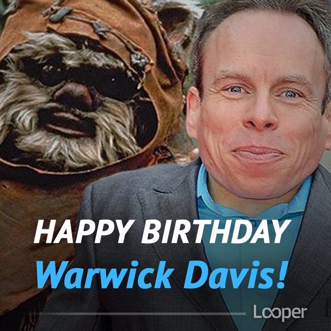Looper: Happy birthday Warwick Davis! The actor is 47 years old today 