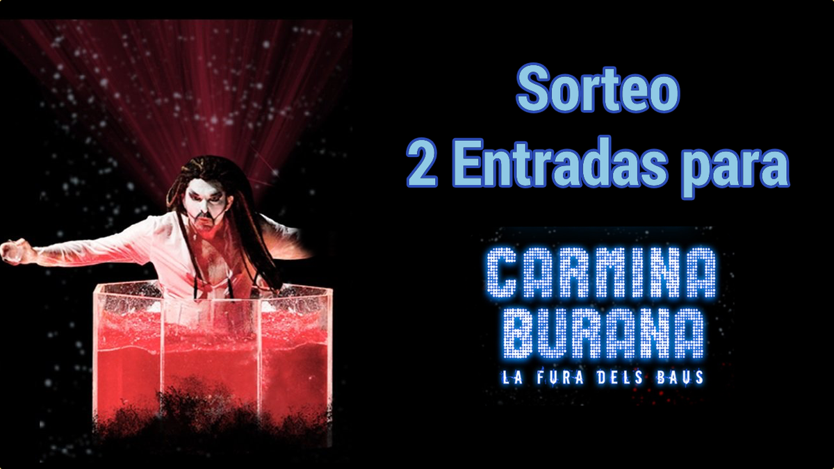 TaquillaCom's tweet photo. ¿Quieres ver gratis Carmina Burana en Madrid? 😱😱

 ¡Tenemos dos entradas para tí!✨ ¡Participa! 😉➡️ tp://bit.ly/SorteoTCom  #SorteosTcom https://t.co/QzzBI6UrgV