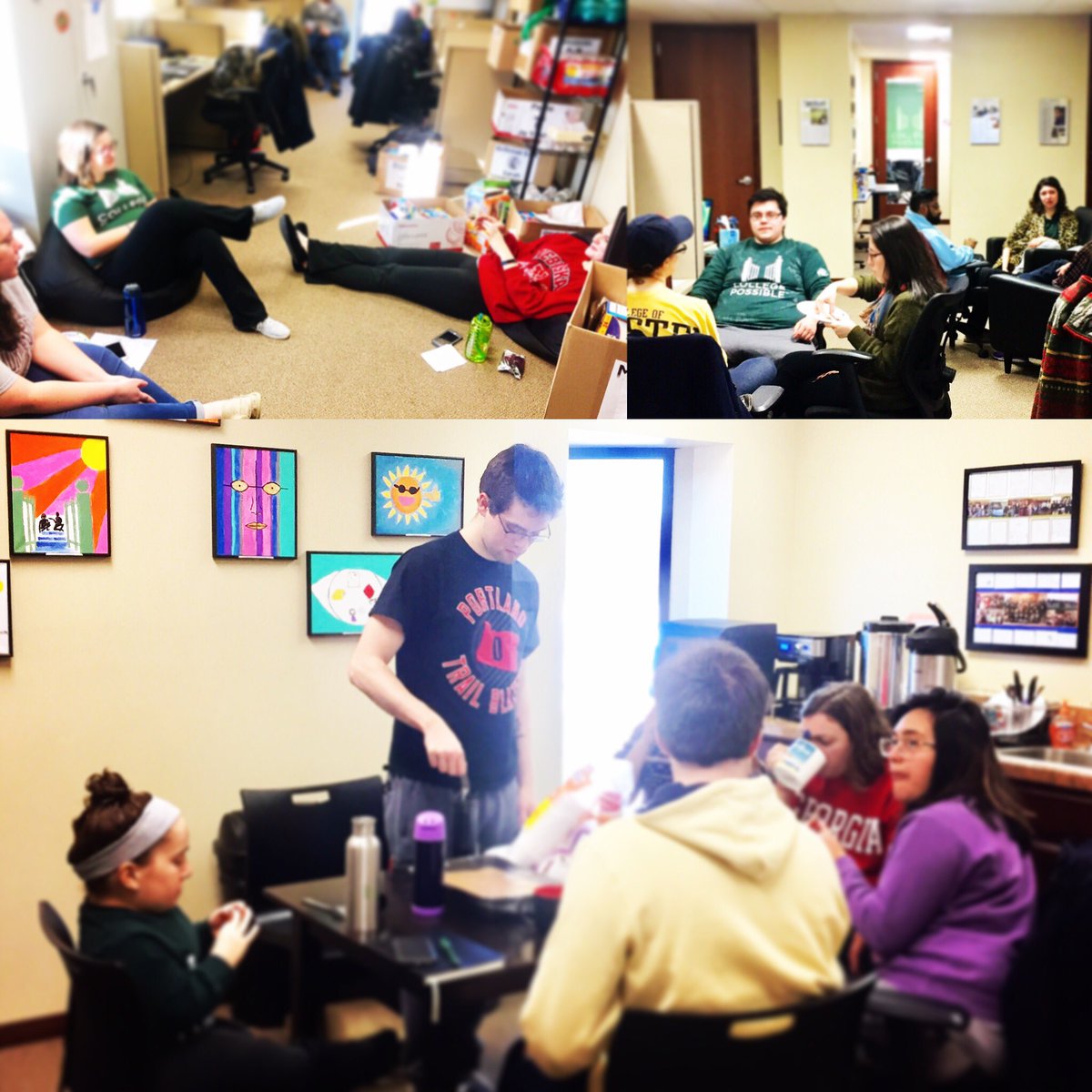 Katie914's tweet image. Having a fun morning refelecting and celebrating @BuffettScholars applications! @CollPossibleOMA #havefun #learntobegrateful