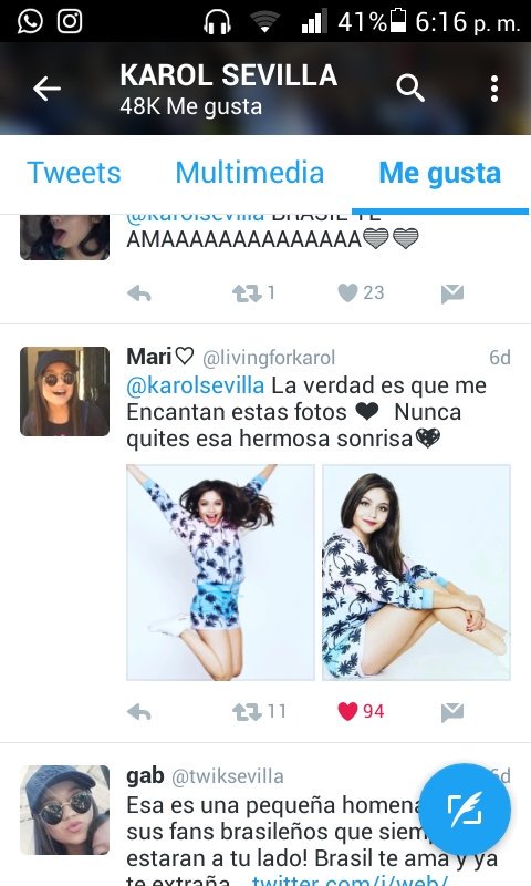livingforkarol's tweet photo. Estos detalles me hacen tan feliz💖 Te quiero @karolsevilla https://t.co/jK5P45pnCi