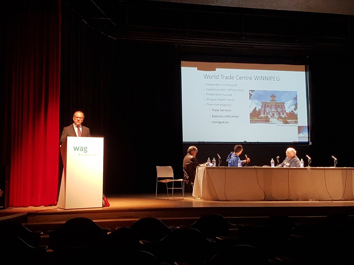 DerekEarl's tweet photo. Thanks @iwadood and @TheWpgChamber for the shout out to @WTCWinnipeg at @NorPerspectives! #Manitoba #Nunavut https://t.co/6Qd60GtKcX