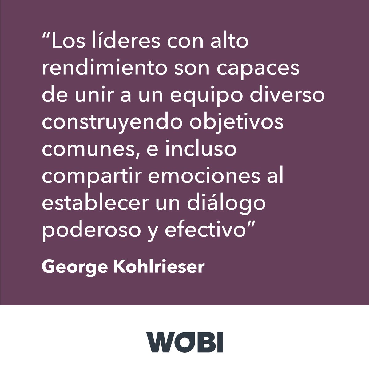 wobi_es's tweet photo. ¿Tus acciones inspiran a otras personas? @GeorgeKohlrieser en #WOBIBogota y #WOBIMI: https://t.co/P32mVH2gZM #FridayFeeling  #WOBIKohlrieser https://t.co/vDhj3OiGhm