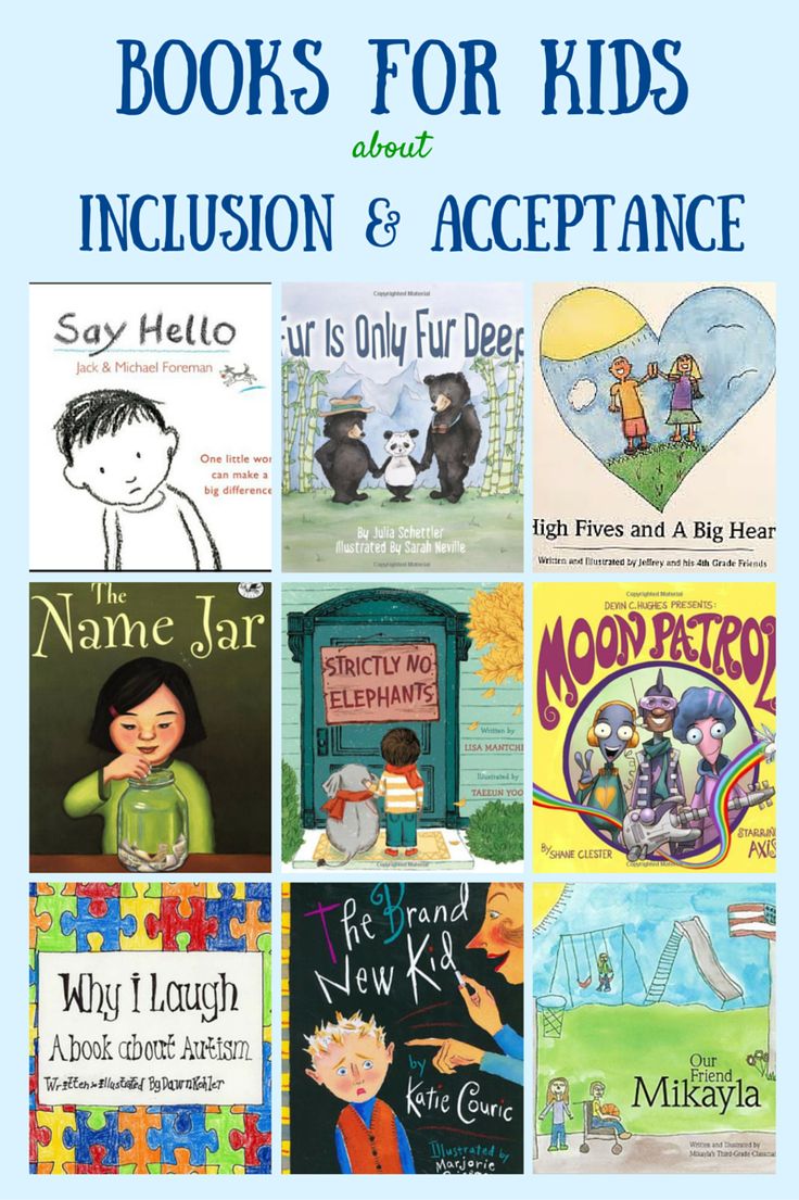 Books for kids about inclusion and acceptance. #literacy