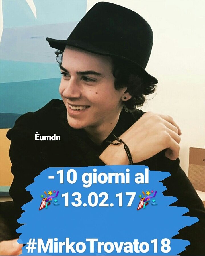 IoTifo_PerTe's tweet photo. IL 13 FEBBRAIO FACCIAMO TUTTI GLI AUGURI DI BUON COMPLEANNO A MIRKO UTILIZZANDO L'HASHTAG #MirkoTrovato18 😍😍😍😍
@MirkoTrovato00 

RTW https://t.co/5ZfiSadKh5