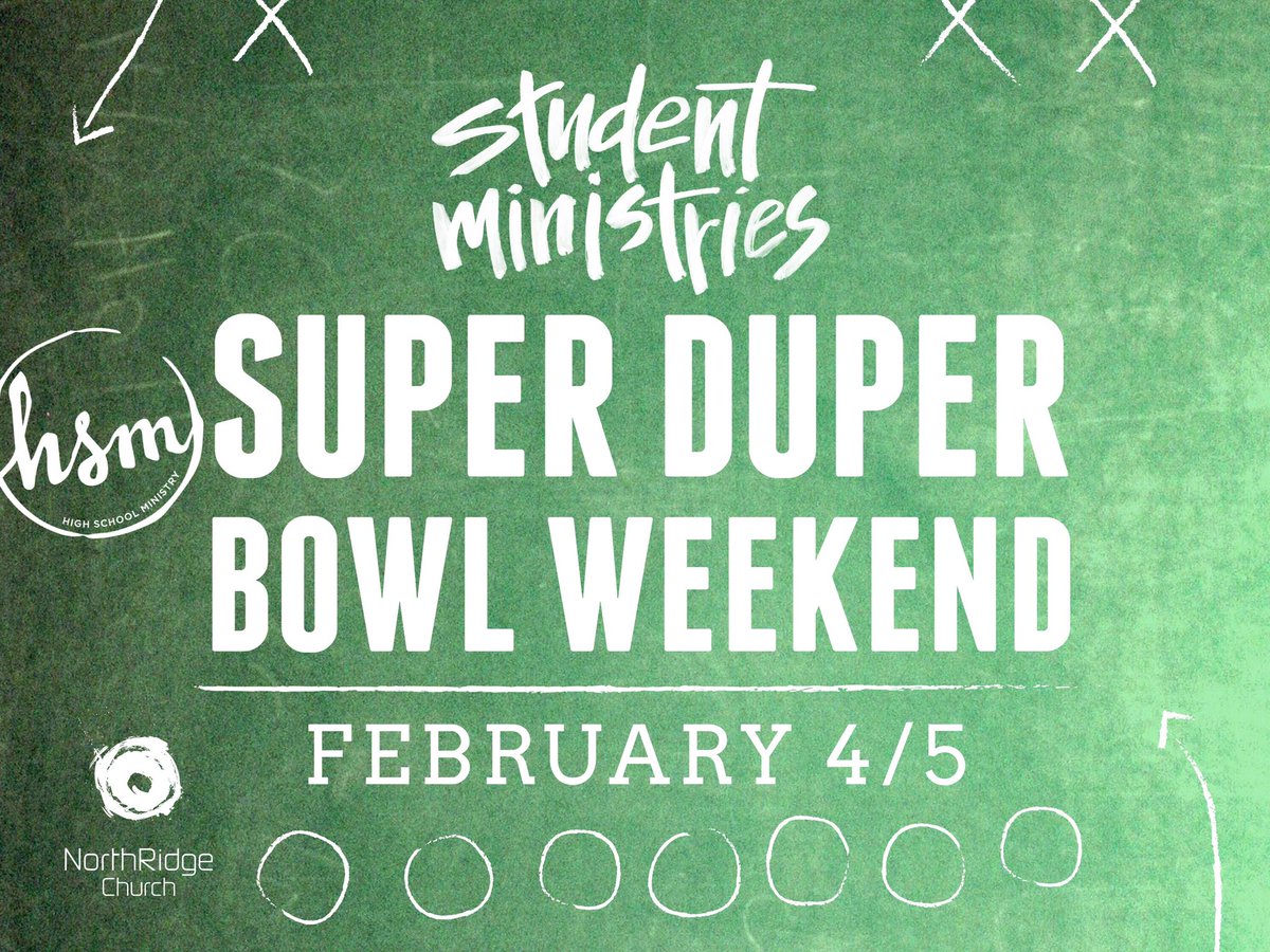 SO many reasons for you to be at HSM this weekend!
FOOD
GAMES
PRIZES
Make it an awesome weekend by being there and bringing a friend!!