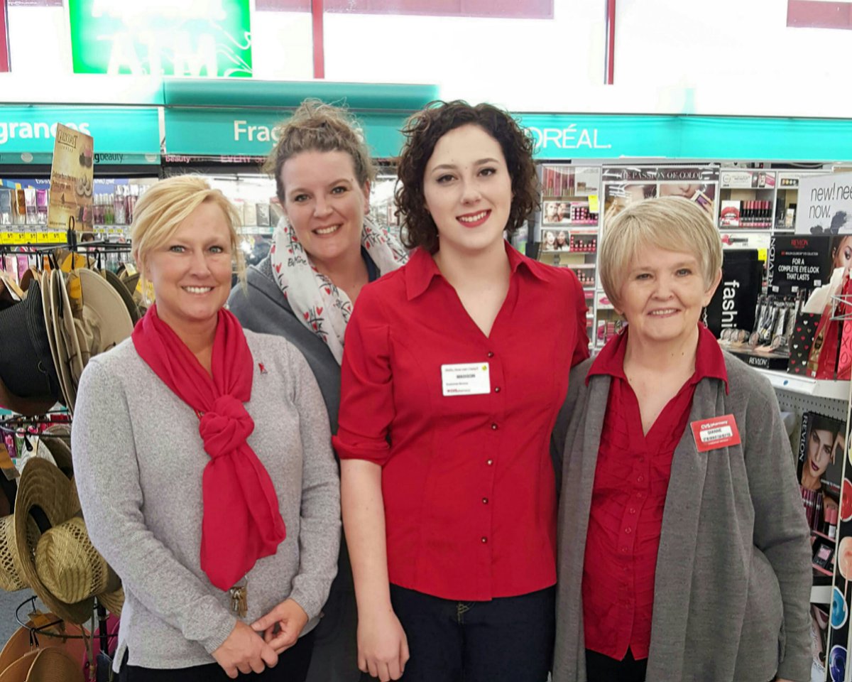 pjones72431's tweet photo. Store 6359 CVS Pharmacy Alcoa, Tn #NationalWearREdDay @smburd @CVSinAction @dwsanfordcvs https://t.co/5d1ebF7mch